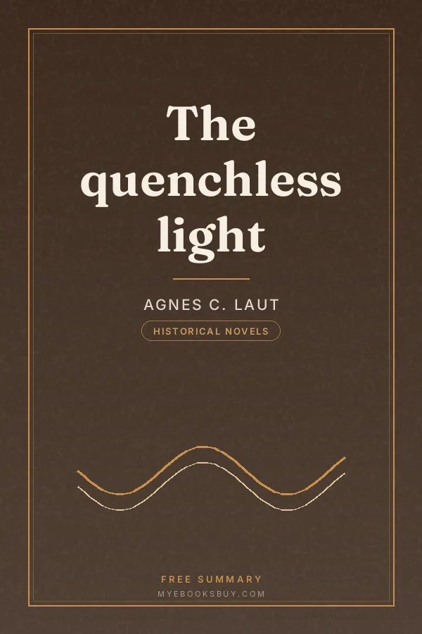 Cover of The quenchless light