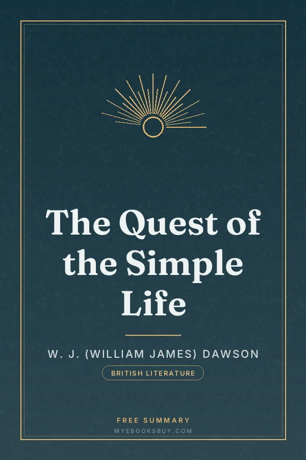 Cover of The Quest of the Simple Life