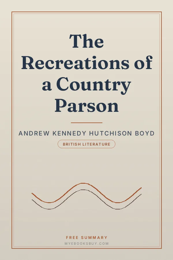 Cover of The Recreations of a Country Parson