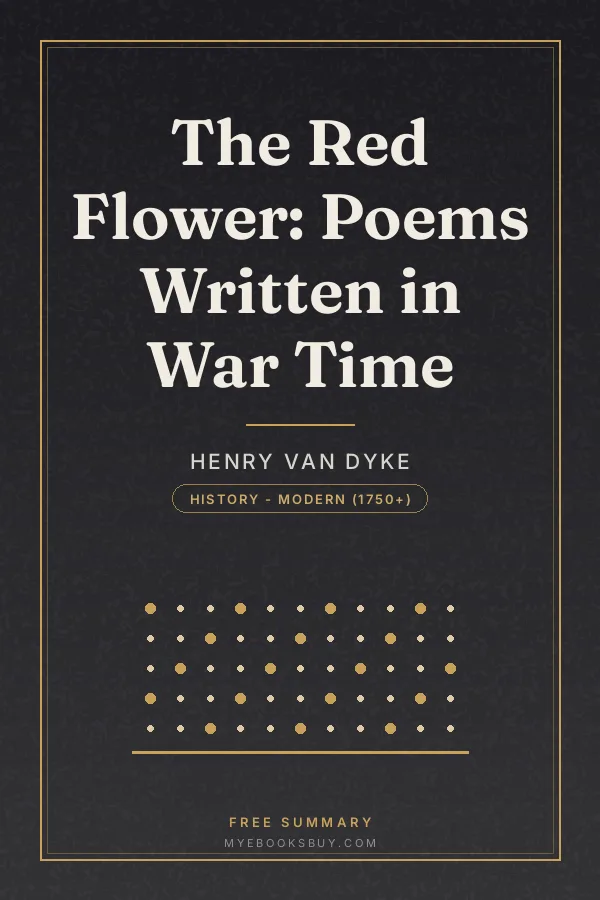 Cover of The Red Flower: Poems Written in War Time