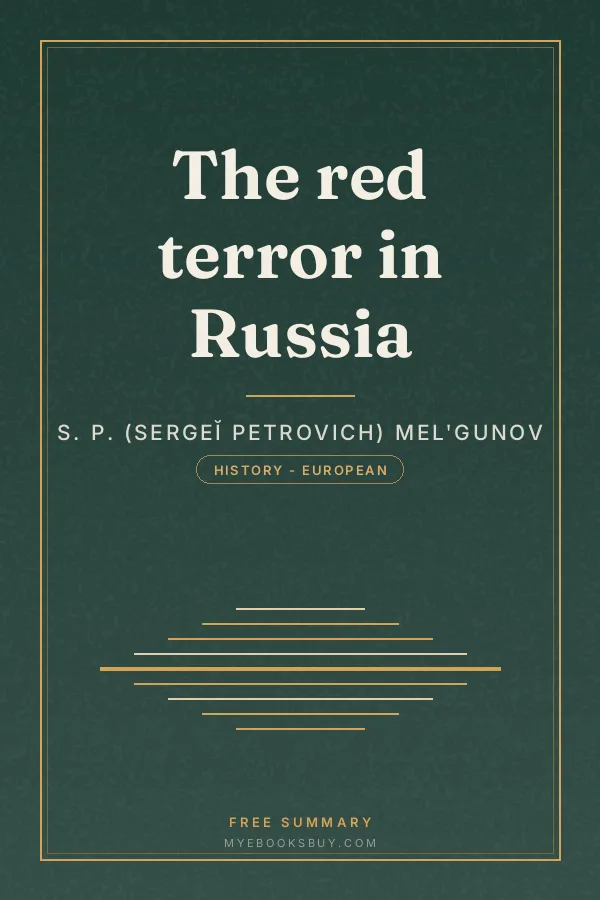 Cover of The red terror in Russia