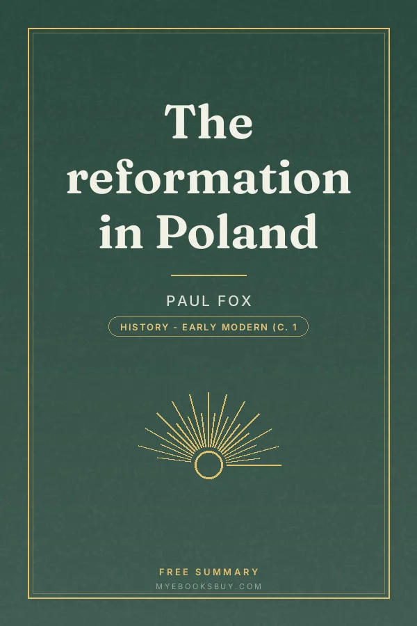 Cover of The reformation in Poland