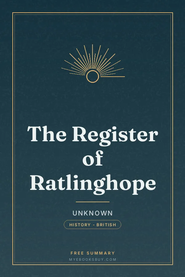 Cover of The Register of Ratlinghope