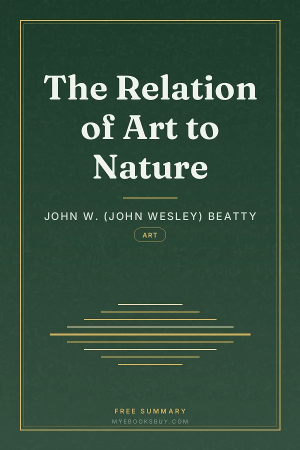 Cover of The Relation of Art to Nature