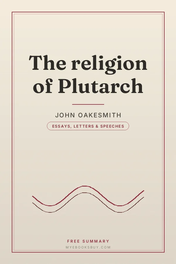 Cover of The religion of Plutarch