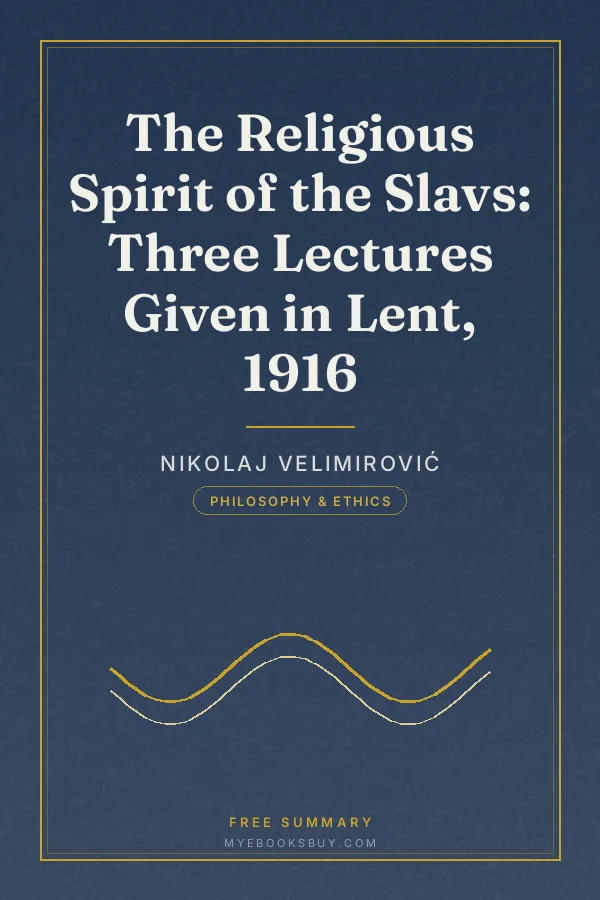 Cover of The Religious Spirit of the Slavs: Three Lectures Given in Lent, 1916
