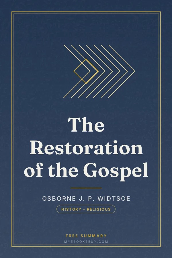 Cover of The Restoration of the Gospel