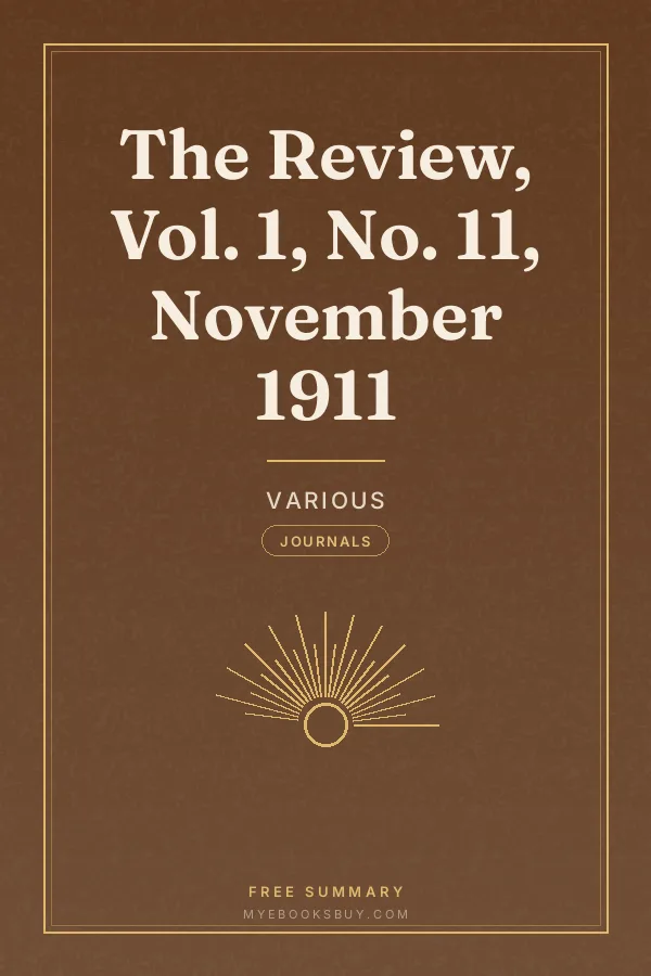Cover of The Review, Vol. 1, No. 11, November 1911