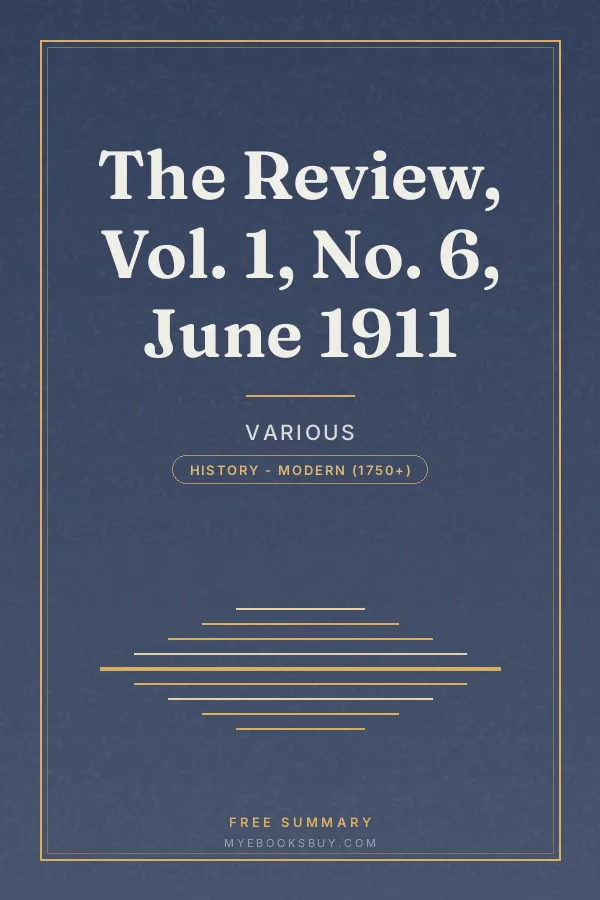 Cover of The Review, Vol. 1, No. 6, June 1911