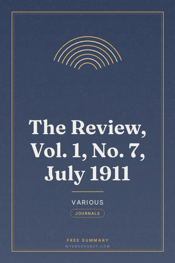 Cover of The Review, Vol. 1, No. 7, July 1911