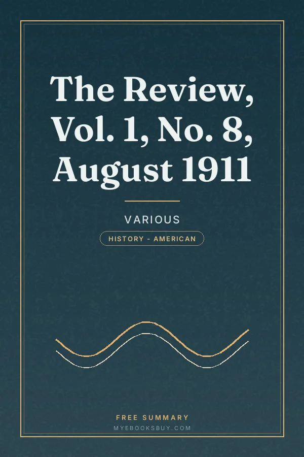 Cover of The Review, Vol. 1, No. 8, August 1911
