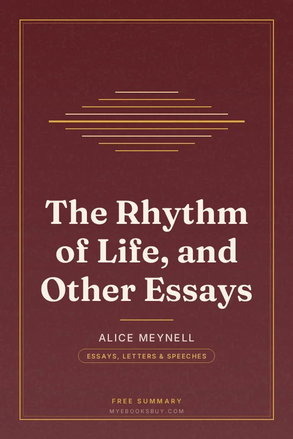 Cover of The Rhythm of Life, and Other Essays