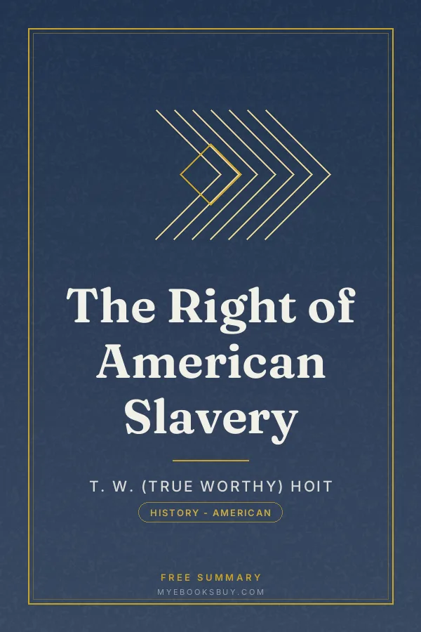 Cover of The Right of American Slavery
