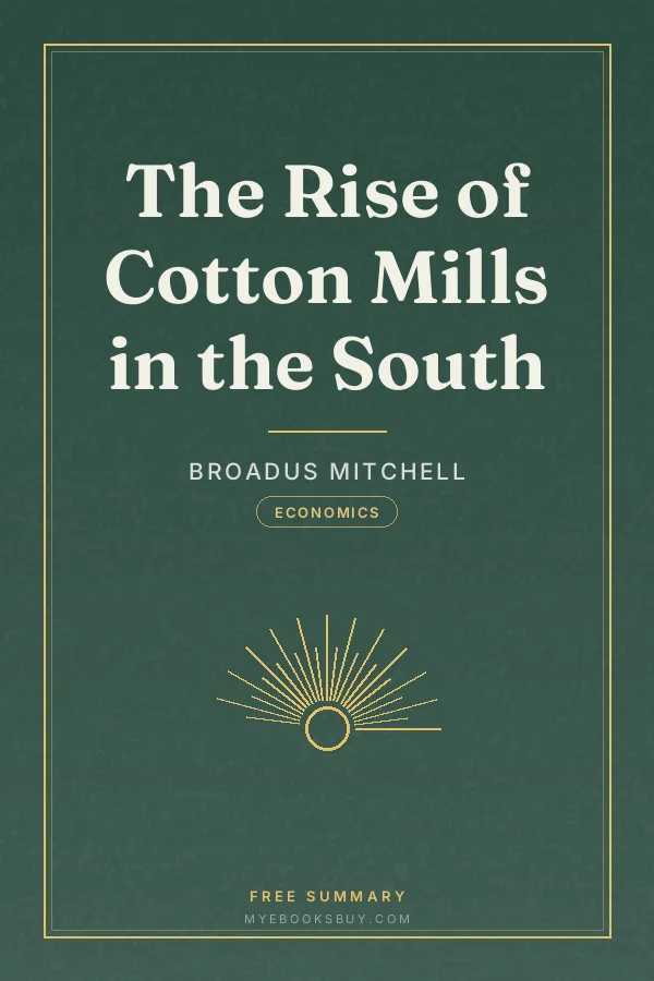 Cover of The Rise of Cotton Mills in the South