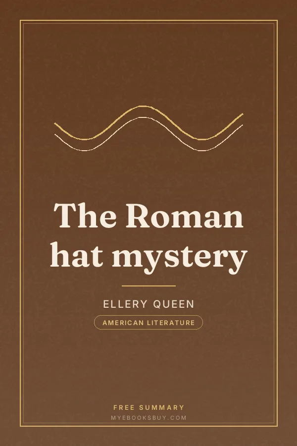 Cover of The Roman hat mystery