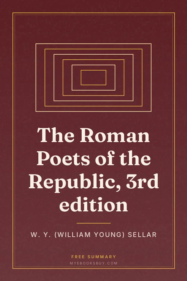 Cover of The Roman Poets of the Republic, 3rd edition