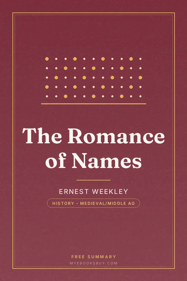 Cover of The Romance of Names