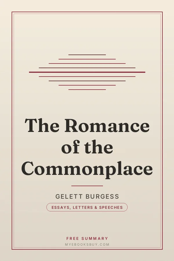 Cover of The Romance of the Commonplace