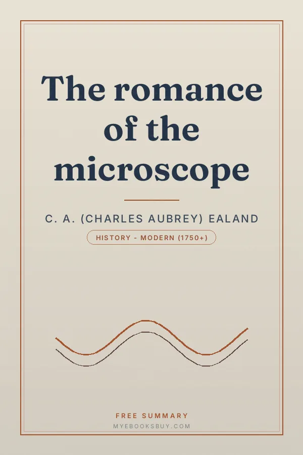 Cover of The romance of the microscope