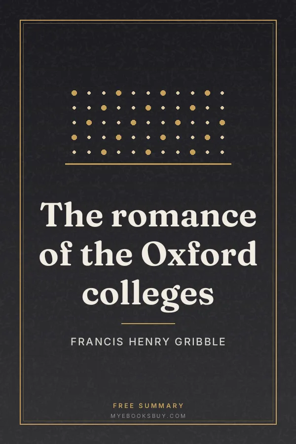 Cover of The romance of the Oxford colleges