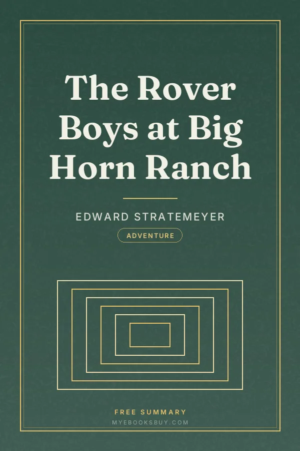 Cover of The Rover Boys at Big Horn Ranch