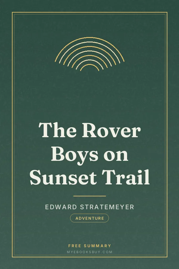 Cover of The Rover Boys on Sunset Trail