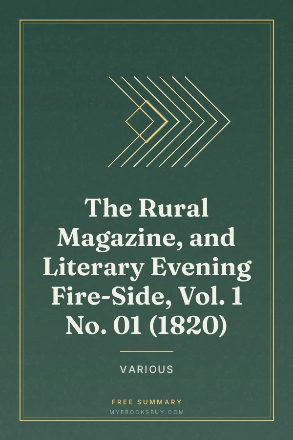 Cover of The Rural Magazine, and Literary Evening Fire-Side, Vol. 1 No. 01 (1820)