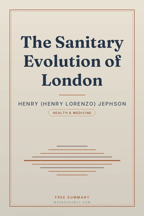 Cover of The Sanitary Evolution of London