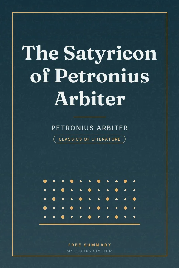 Cover of The Satyricon of Petronius Arbiter