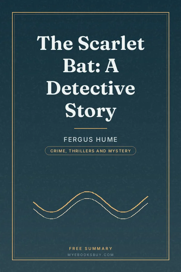Cover of The Scarlet Bat: A Detective Story