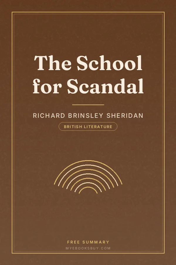 Cover of The School for Scandal