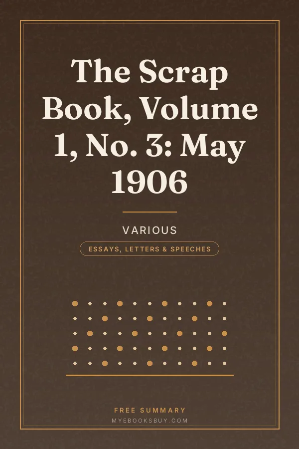 Cover of The Scrap Book, Volume 1, No. 3: May 1906