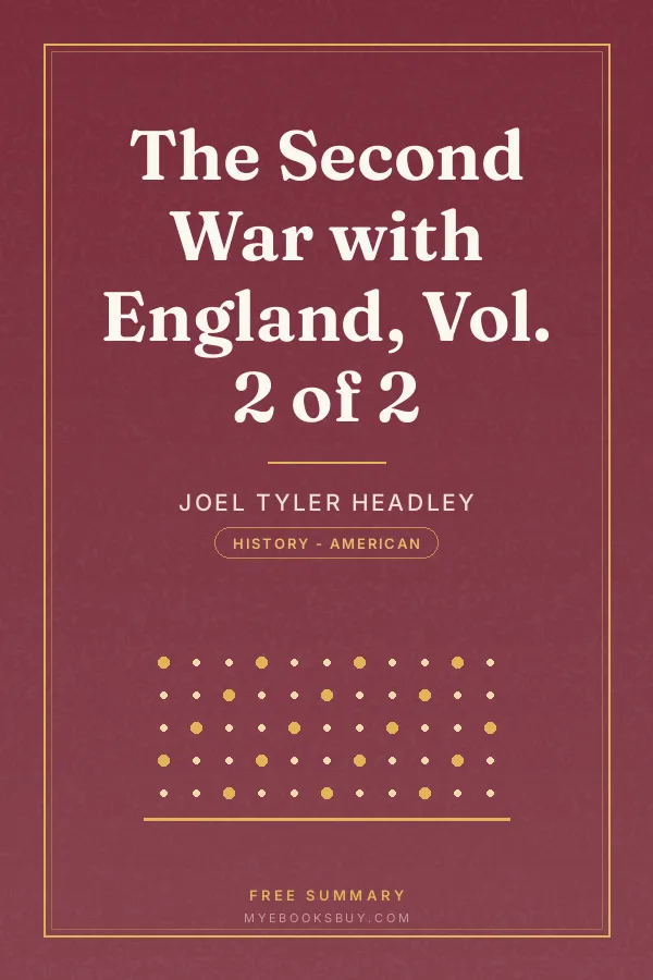 Cover of The Second War with England, Vol. 2 of 2