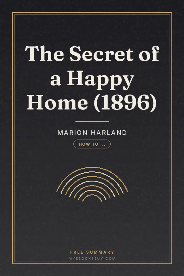 Cover of The Secret of a Happy Home (1896)