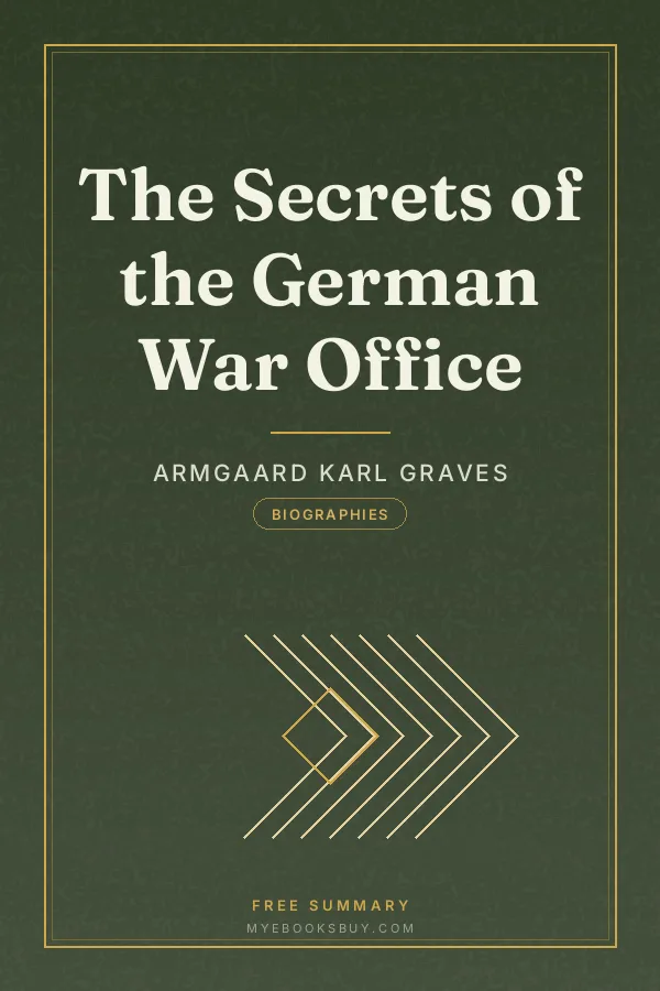 Cover of The Secrets of the German War Office