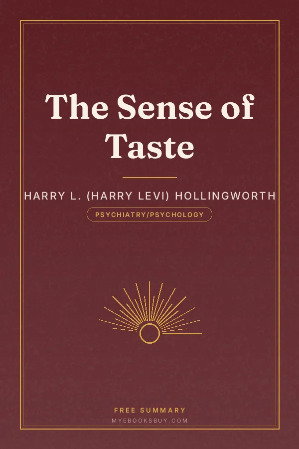 Cover of The Sense of Taste