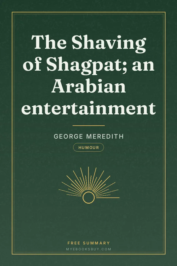 Cover of The Shaving of Shagpat; an Arabian entertainment