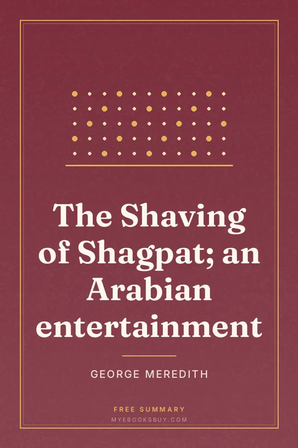 Cover of The Shaving of Shagpat; an Arabian entertainment