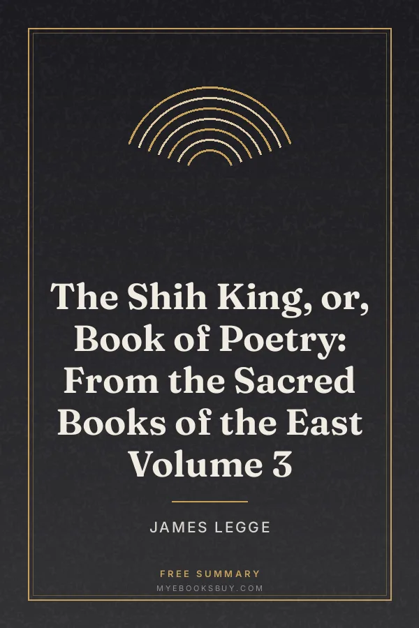 Cover of The Shih King, or, Book of Poetry: From the Sacred Books of the East Volume 3