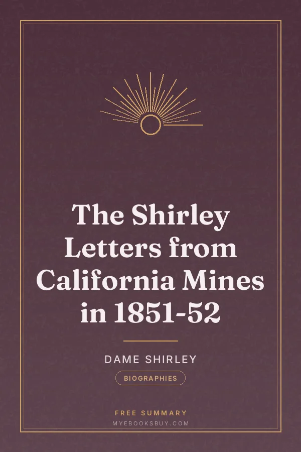 Cover of The Shirley Letters from California Mines in 1851-52