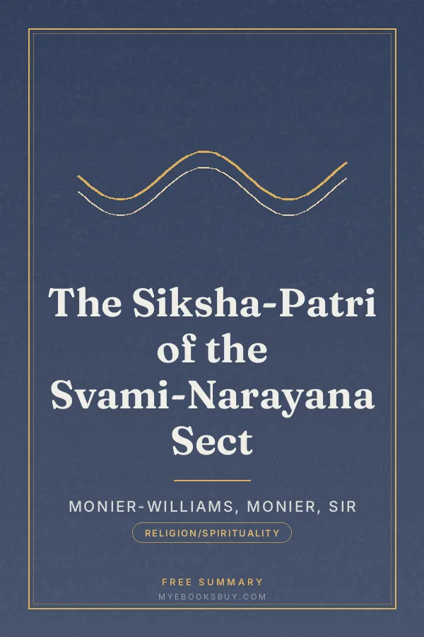 Cover of The Siksha-Patri of the Svami-Narayana Sect