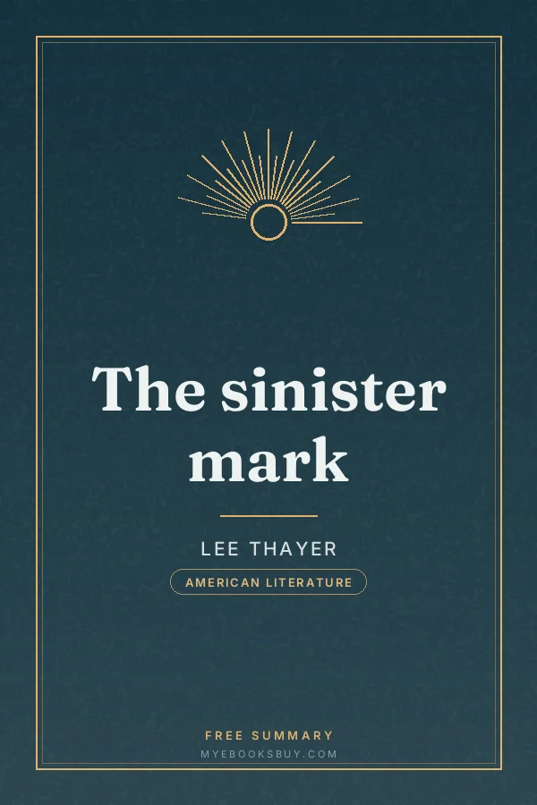 Cover of The sinister mark