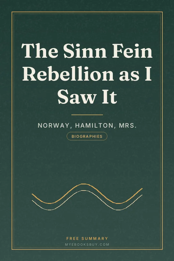 Cover of The Sinn Fein Rebellion as I Saw It
