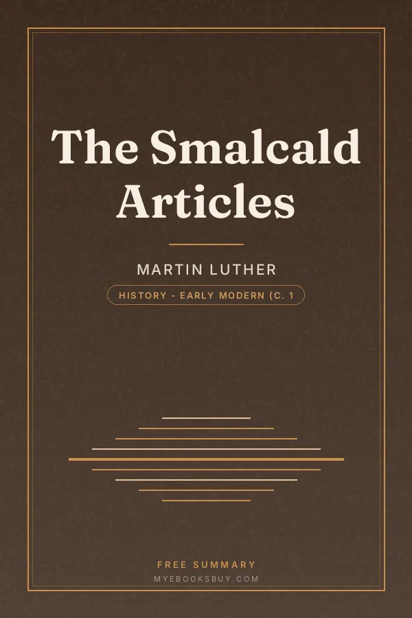 Cover of The Smalcald Articles