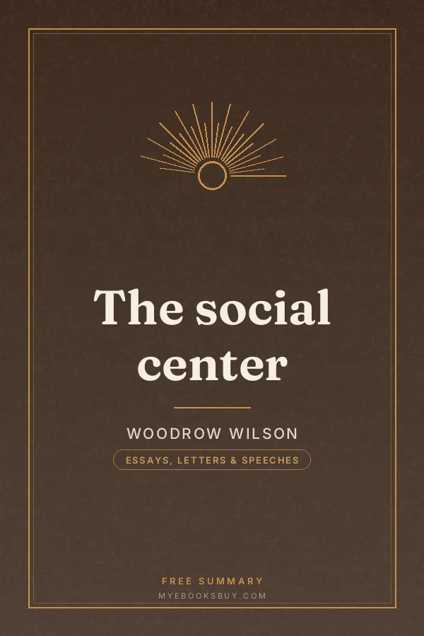 Cover of The social center