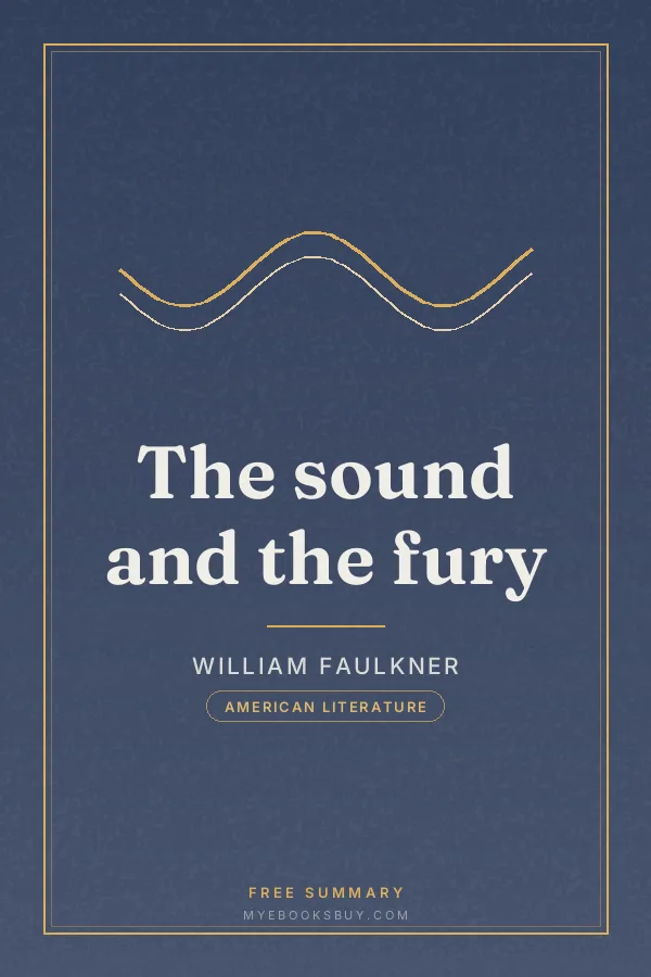 Cover of The sound and the fury