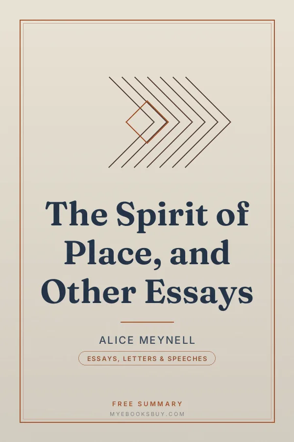 Cover of The Spirit of Place, and Other Essays