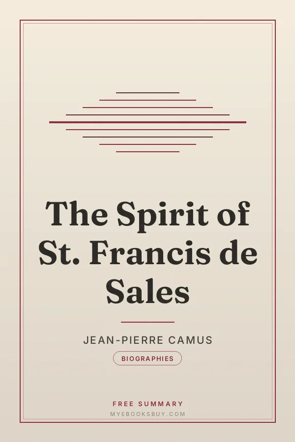 Cover of The Spirit of St. Francis de Sales