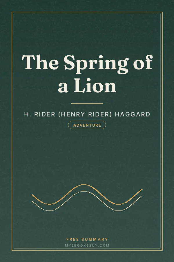 Cover of The Spring of a Lion