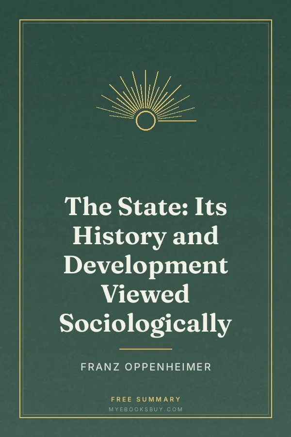Cover of The State: Its History and Development Viewed Sociologically